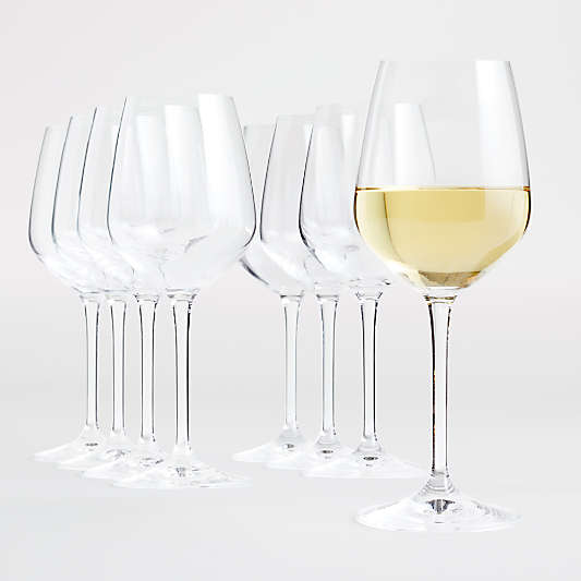 Nattie 12-Oz. White Wine Glasses, Set of 8