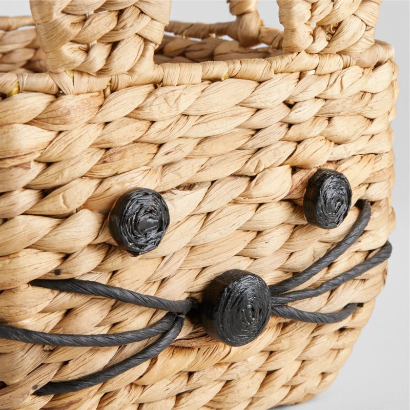 Natural Woven Bunny Kids Easter Basket - image 9 of 12