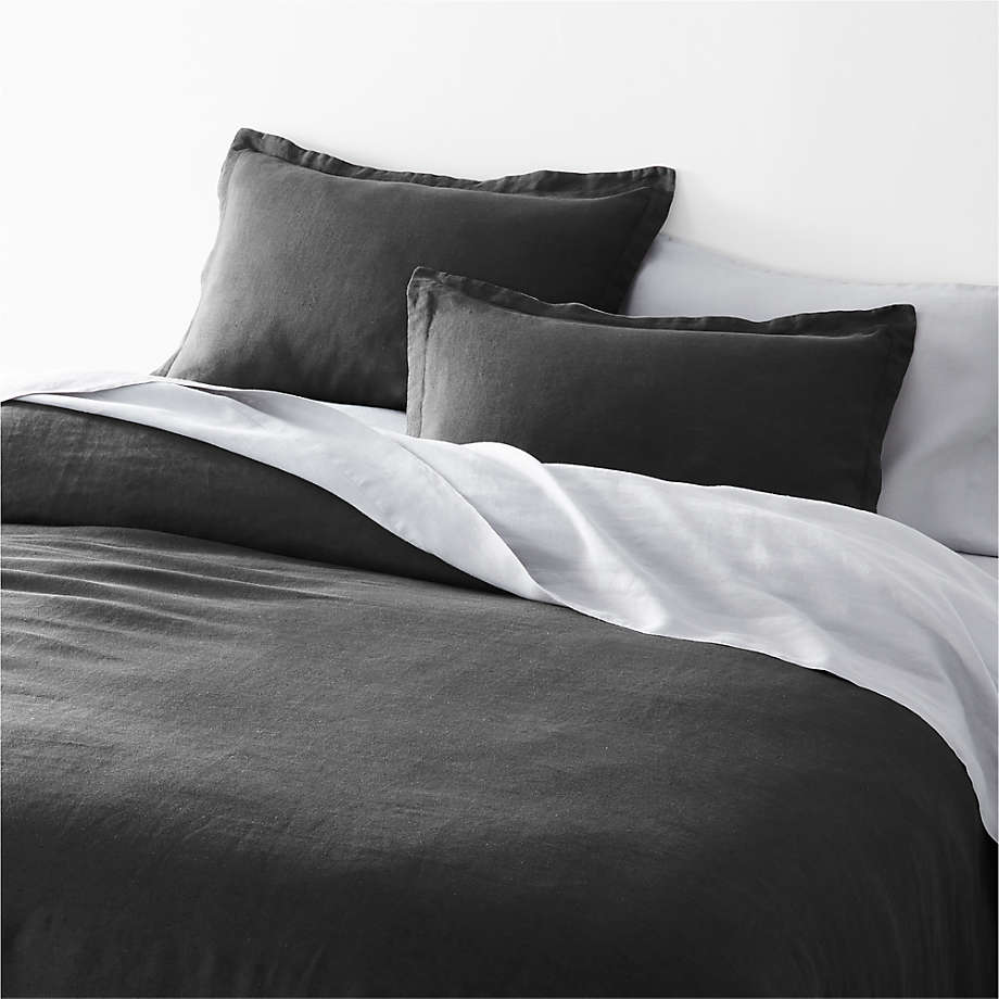 Grey Natural Hemp Fiber Queen Bed Sheet Set + Reviews