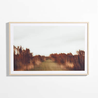 "Nature Orchard" Framed Beige 60"x40" Wall Art Print by Tatiana Alexandra