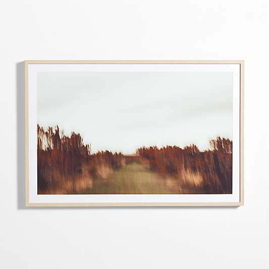 "Nature Orchard" Framed Beige 60"x40" Wall Art Print by Tatiana Alexandra