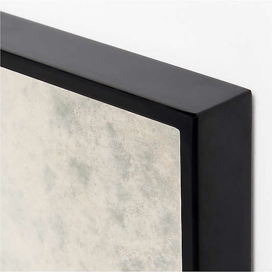 Navara Black Antiqued Wall Mirror 40"x47"