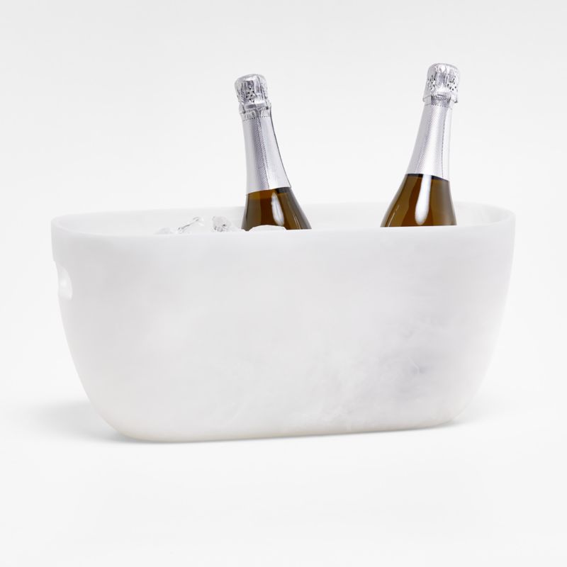 Naya White Resin Beverage Tub