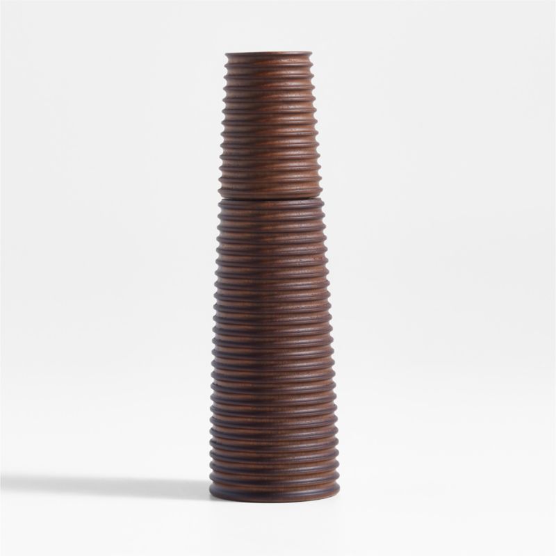 Viewing product image Ndwono Ne Ya Dark Acacia Wood Salt Mill by Eric Adjepong - image 1 of 8