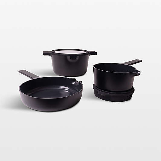 Alva Neat Black 5-in-1 Cookware Set