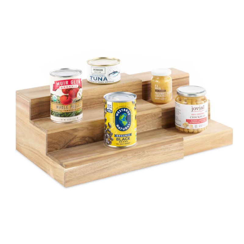 NeatMethod Acacia Wood Tiered Spice Rack - image 5 of 5