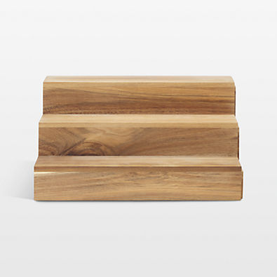 View NeatMethod Acacia Wood Tiered Spice Rack details