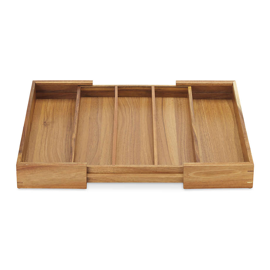 Expandable bamboo cutting board set with Trays and LIDS for