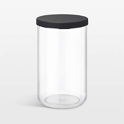 Etched Glass Spice Jar with Black Cap - Popcorn Seasoning — Dell