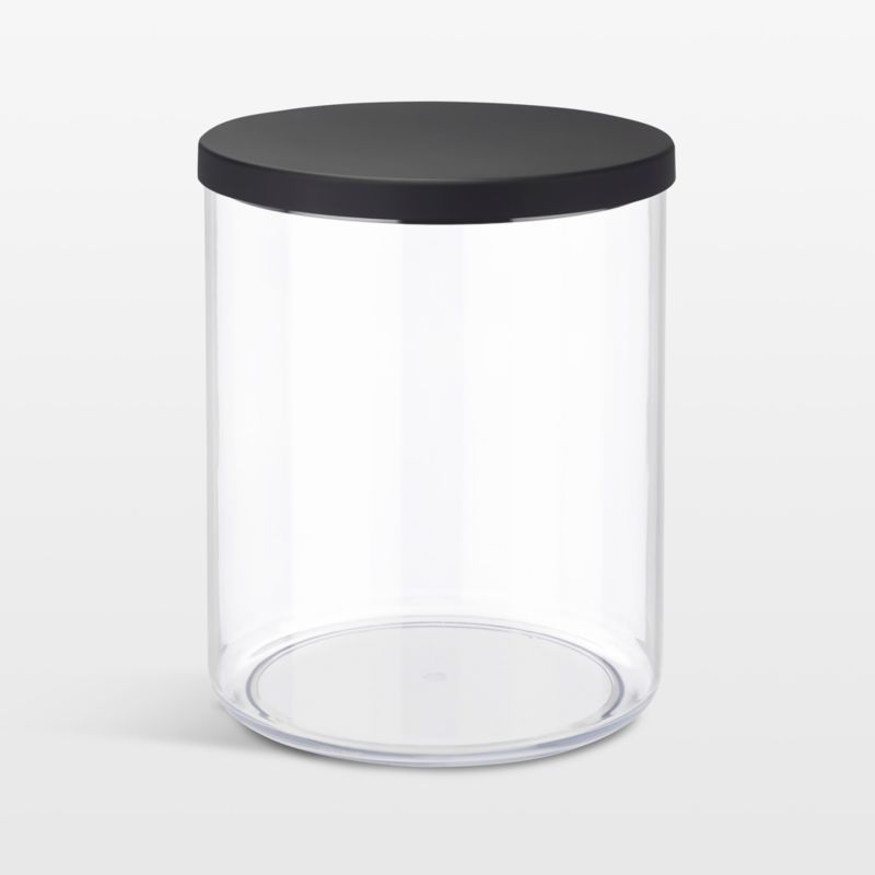 NeatMethod XL Clear Canister with Black Lid - image 0 of 8