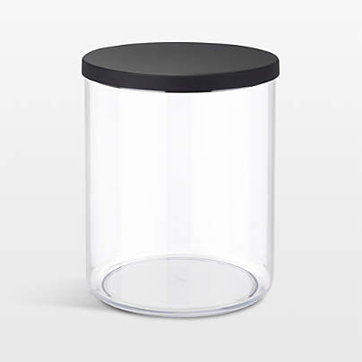 NeatMethod XL Clear Canister with Black Lid