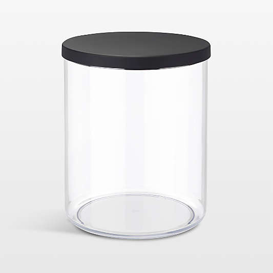 NeatMethod XL Clear Canister with Black Lid