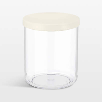 Clear Glass Bowl with Lid + Reviews, Crate & Barrel