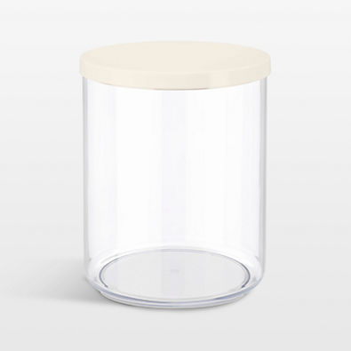 View NeatMethod XL Clear Canister with Bone White Lid details