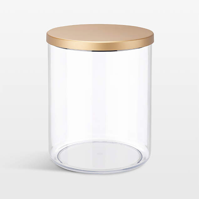 Cooper Large Glass Canister + Reviews Crate & Barrel
