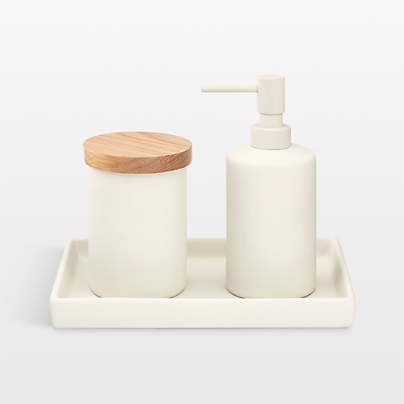 Chet Ceramic White Soap Dispenser + Reviews