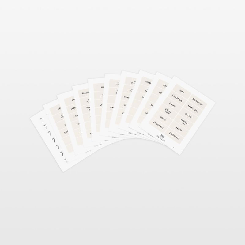 NeatMethod Bone White Pantry Labels Set - image 0 of 3