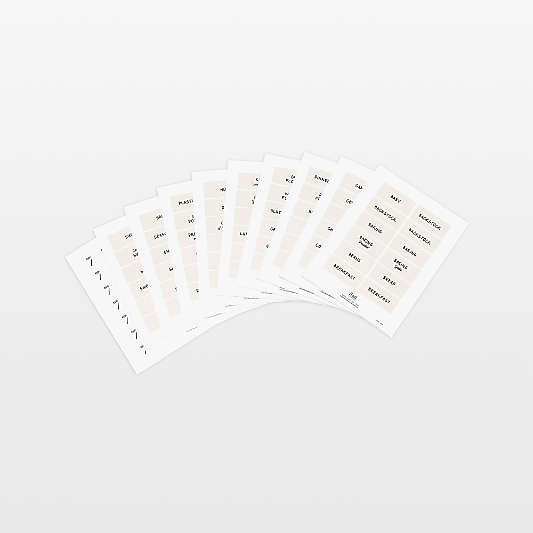 NeatMethod Bone White Pantry Labels Set