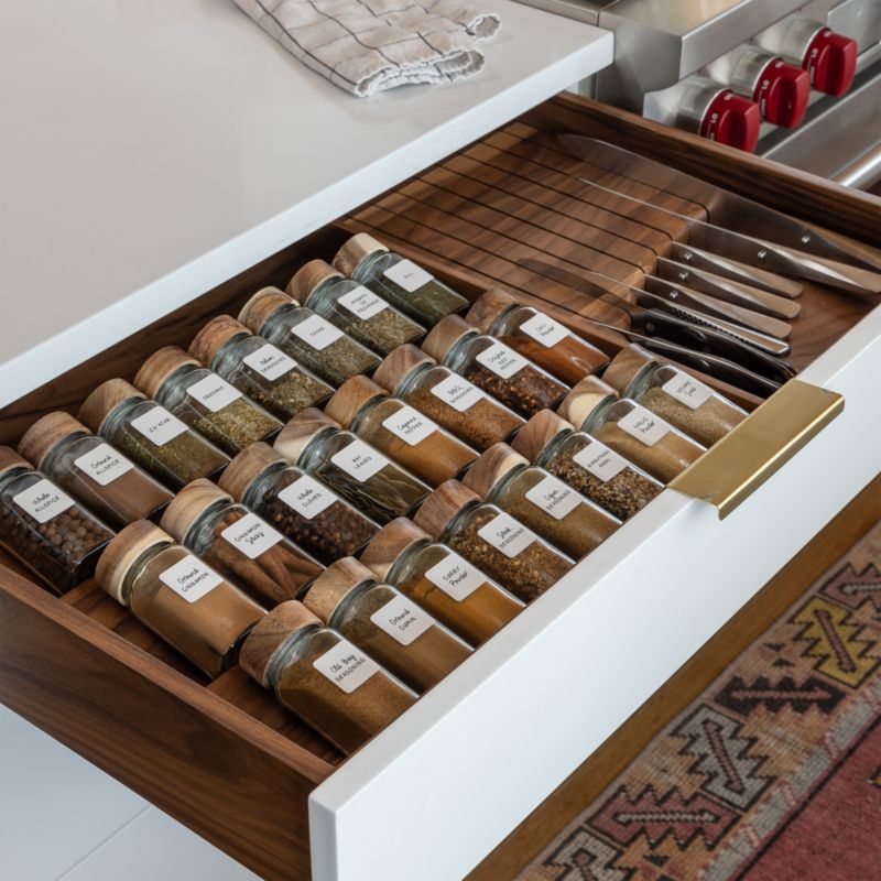 Crate and barrel spice rack sale