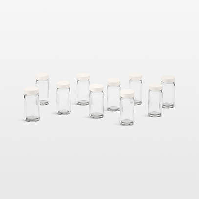 NeatMethod Glass Spice Jars with Black Lids, Set of 10 + Reviews