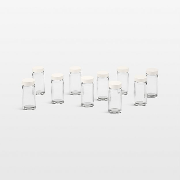 Clear Clear Glass Candle Jars w/ Glass Flat Pressed Lids