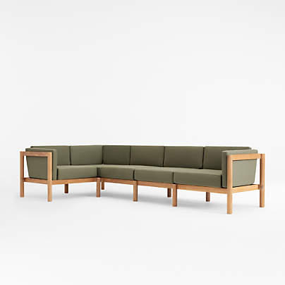 Neighbor ™ Haven Leaf Green 5-Piece Outdoor Sectional