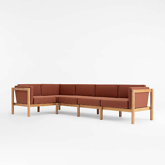 Neighbor ™ Haven Rust 5-Piece Outdoor Sectional