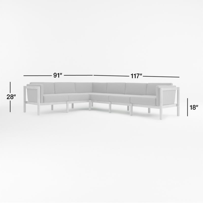 View Neighbor ™ Haven Rust 6-Piece Outdoor Sectional - image 2 of 5