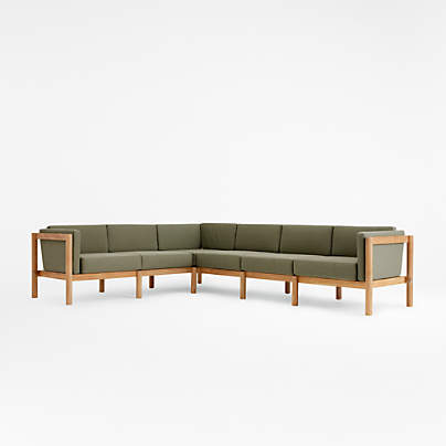 Neighbor ™ Haven Leaf Green 6-Piece Outdoor Sectional