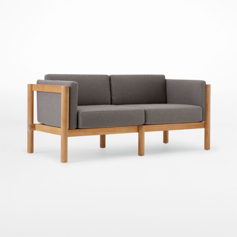 Neighbor ™ Haven 66" Greystone Outdoor Loveseat - image 2 of 5