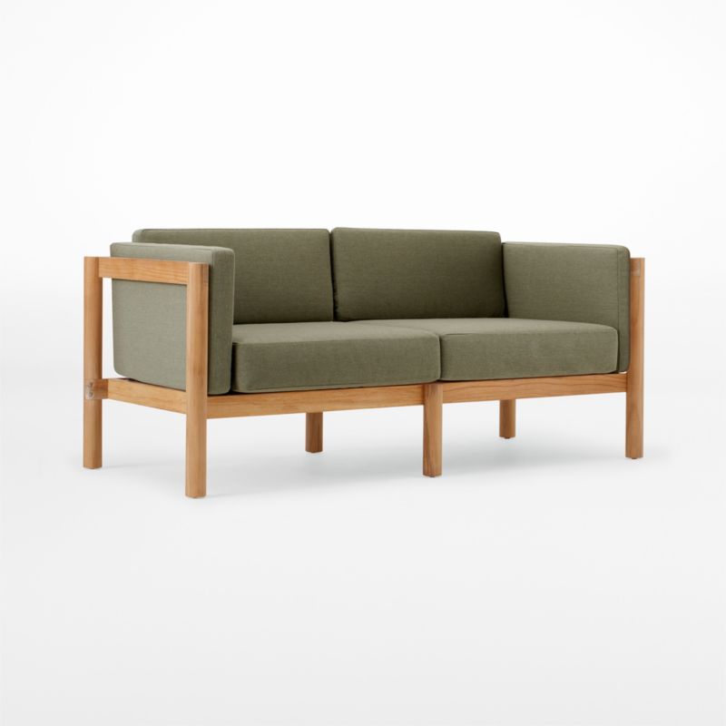 Neighbor ™ Haven 66" Leaf Green Outdoor Loveseat - image 2 of 5