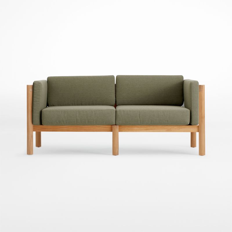 Neighbor ™ Haven 66" Leaf Green Outdoor Loveseat - image 0 of 5