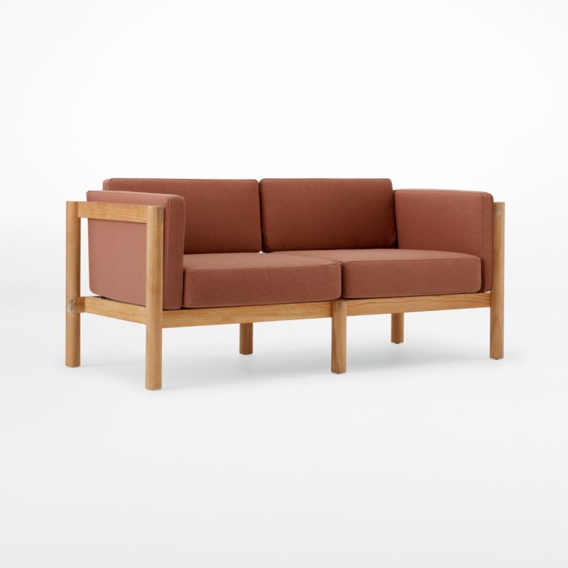 Neighbor ™ Haven 66" Rust Outdoor Loveseat - image 2 of 5