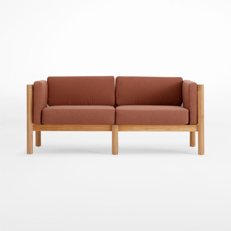 Neighbor ™ Haven 66" Rust Outdoor Loveseat - image 0 of 5