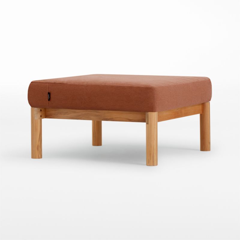 Neighbor ™ Haven Rust Outdoor Ottoman - image 2 of 3