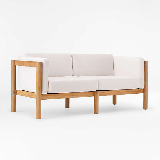 Neighbor ™ Haven 66" Canvas Outdoor Loveseat