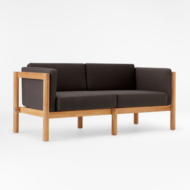 Neighbor ™ Haven 66" Coal Outdoor Loveseat - image 2 of 5