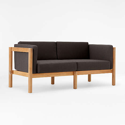 Neighbor ™ Haven 66" Coal Outdoor Loveseat