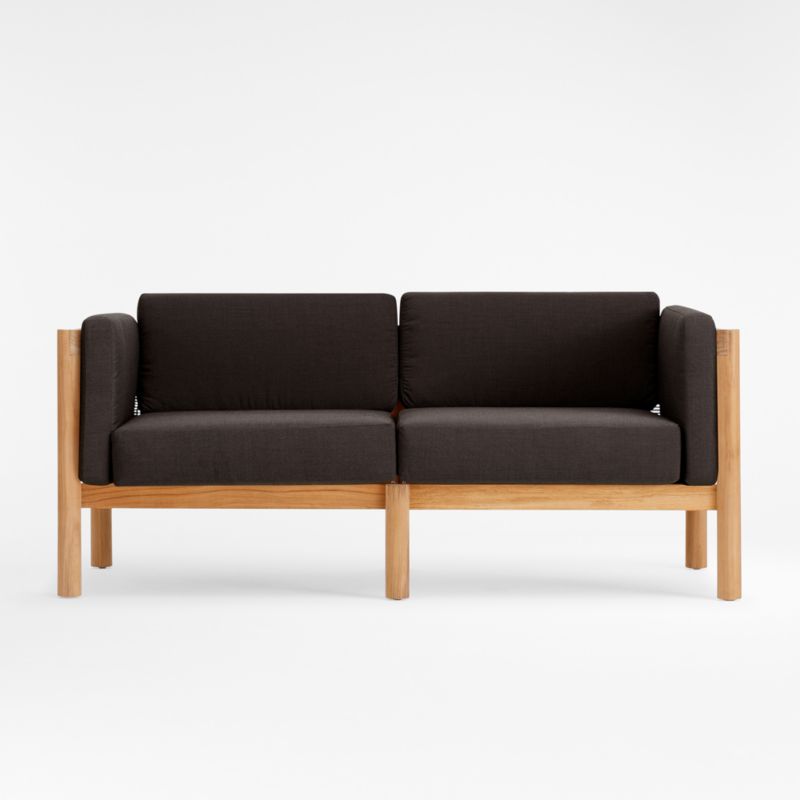 Neighbor ™ Haven 66" Coal Outdoor Loveseat - image 0 of 5