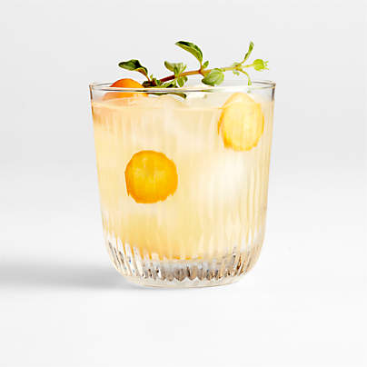 Niels 8-Oz. Etched Double Old-Fashioned Glass