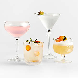 Qipecedm 4 Pcs Ribbed Coupe Glasses, 10 oz Vintage Cocktail Coupe Glasses  Set, Unique Martini Glass,…See more Qipecedm 4 Pcs Ribbed Coupe Glasses, 10