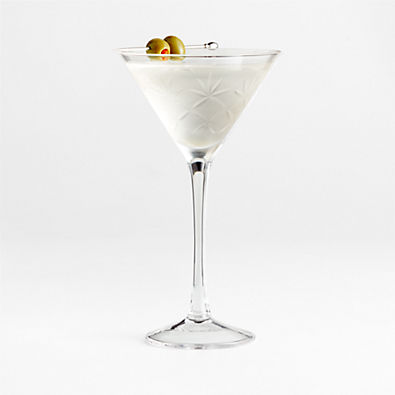 View Niels 6-Oz. Etched Martini Glass details