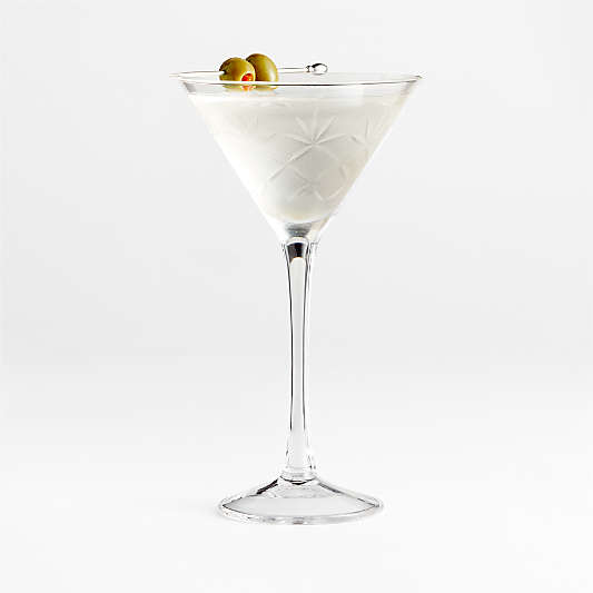 Niels 6-Oz. Etched Martini Glass