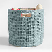 Apple and Strawberry Cotton Rope Fruit Bin Set