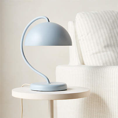 Nello Blue Metal Desk Lamp