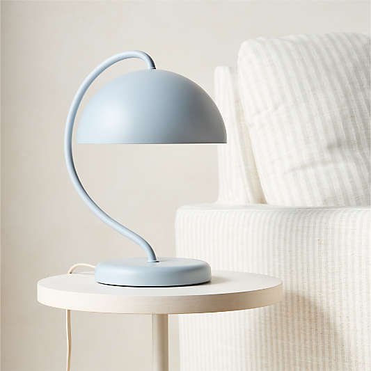 Nello Blue Metal Desk Lamp