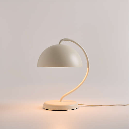 Nello Cream Metal Desk Lamp