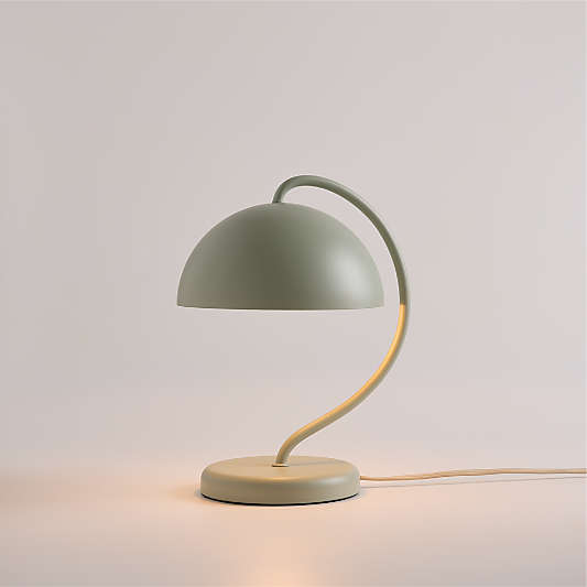Nello Green Metal Desk Lamp