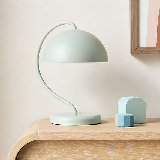 Nello Green Metal Desk Lamp