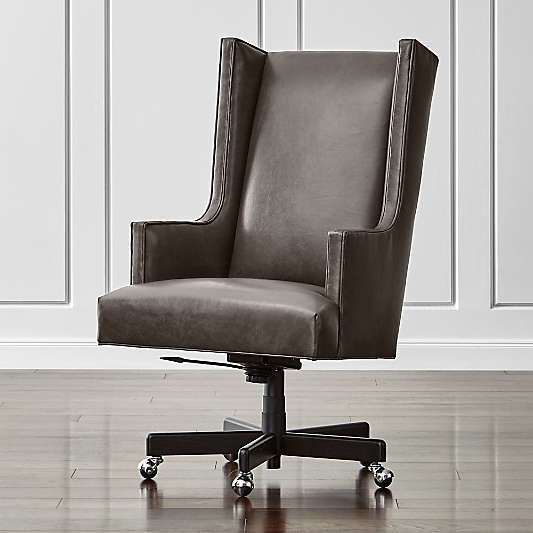 Neo Leather Wingback Office Chair